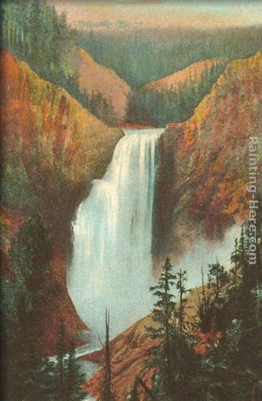 Norman Parkinson Great Falls, Yellowstone Park, Montana